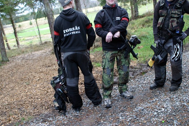 Grabbar från Torsås paintball