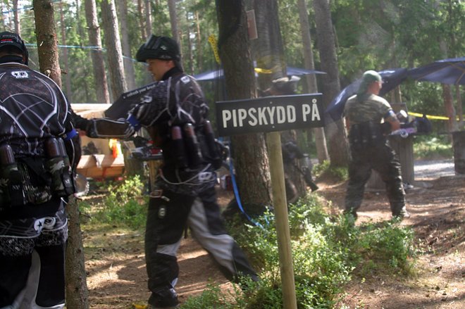 Pipskydd på efter slutsignal